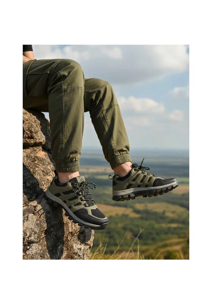 Bacca Bucci Olive Storm EverTrek Outdoor Hiking Boots-All-Terrain Grip for Men | Best Price UAE